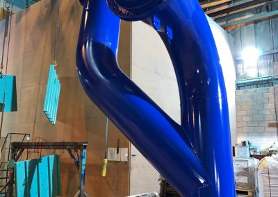 hydropower pipe bend in fbe coating
